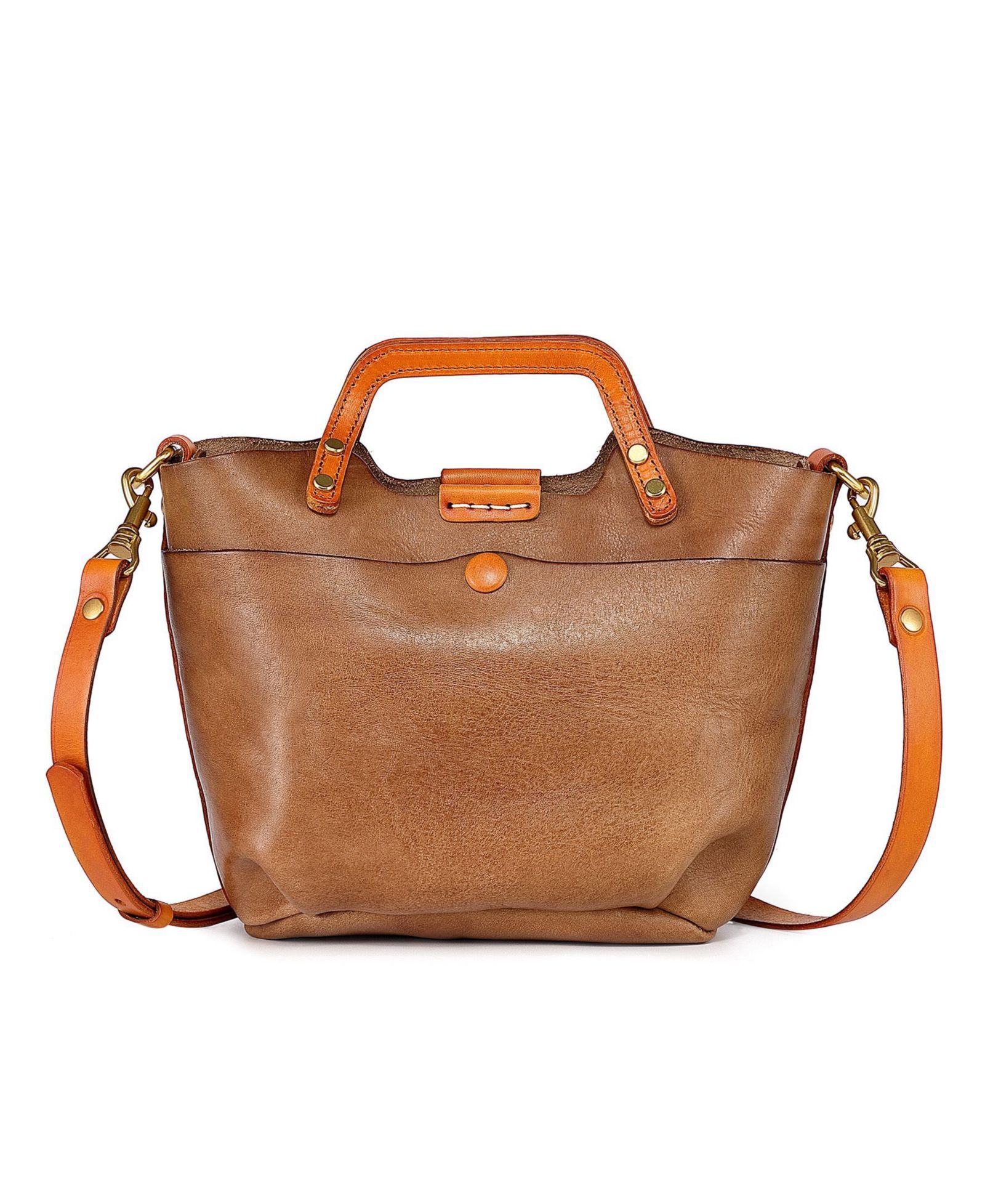 OLD TREND Women's Genuine Leather Sprout Land Mini Tote Bag