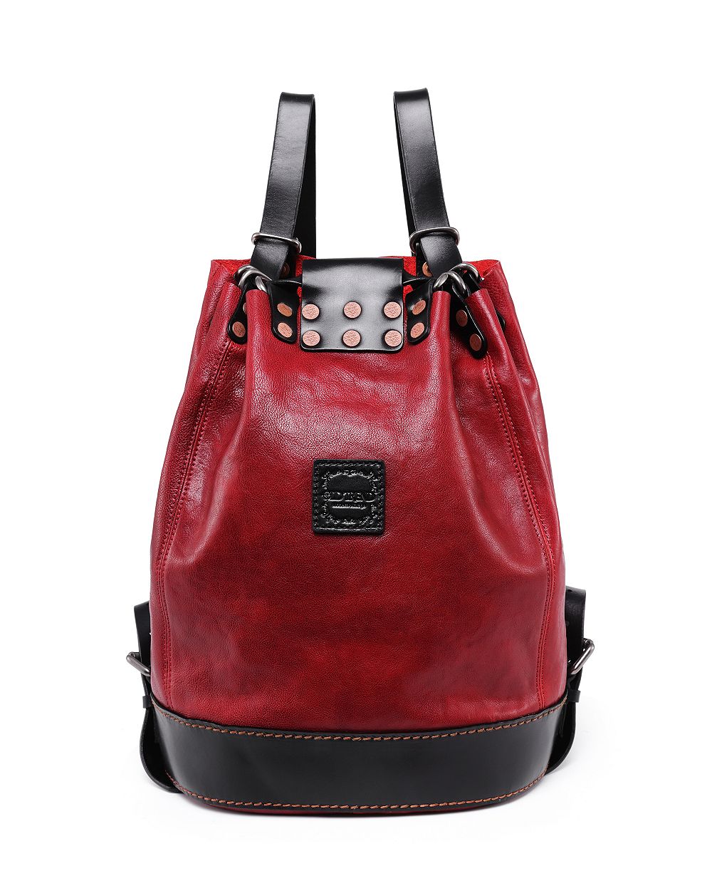 OLD TREND Canna Small Leather Backpack