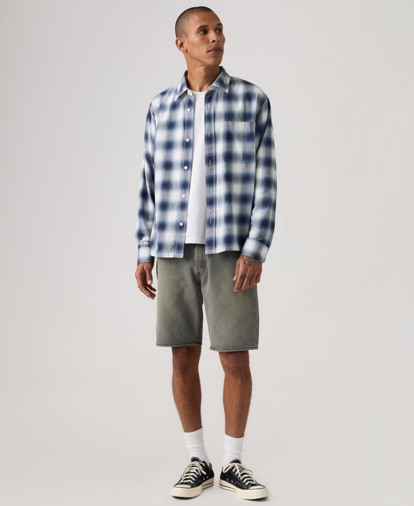 Мужские джинсовые шорты Levi's 501™ Original Hemmed Stretch 9"