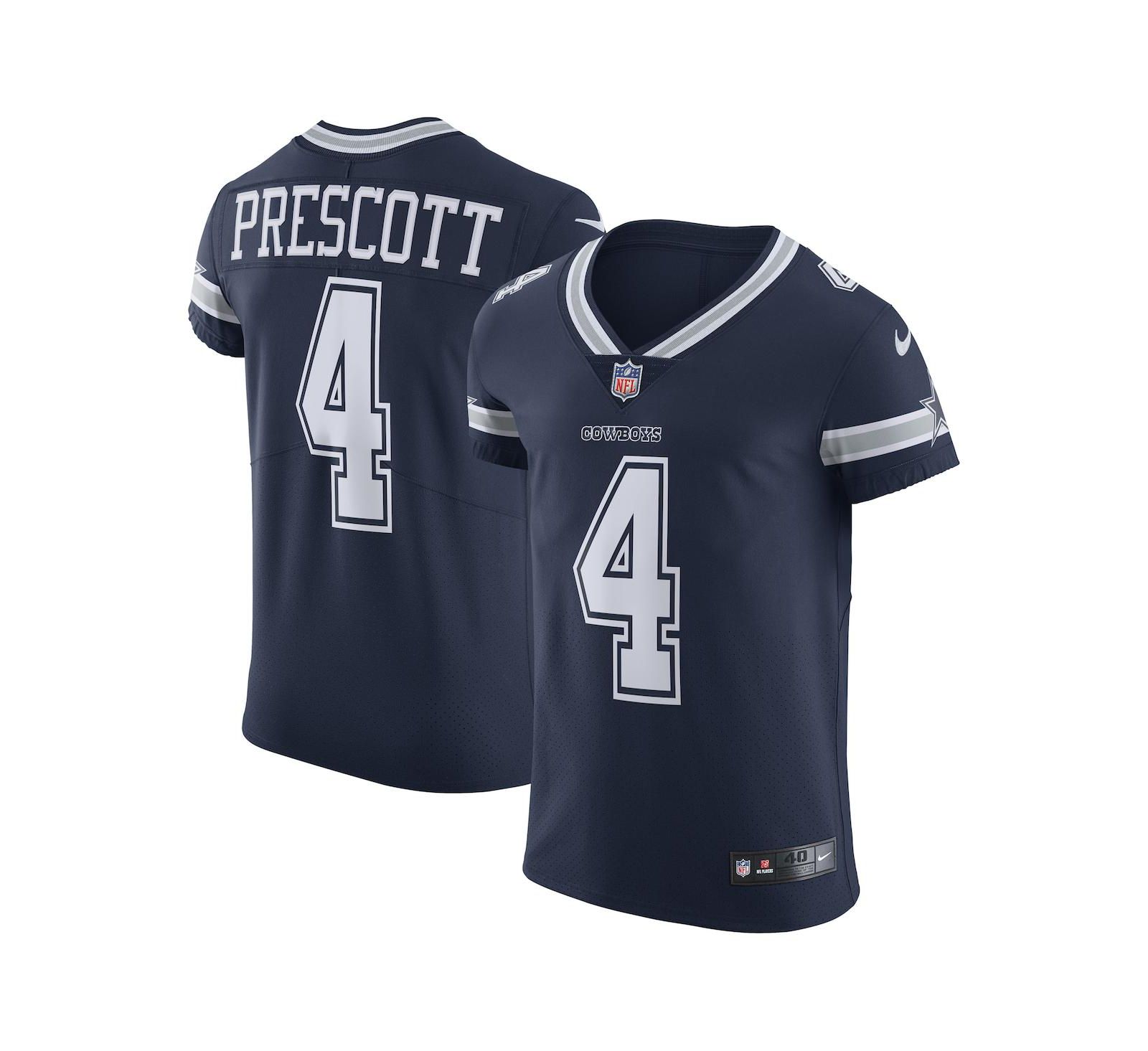 Мужская джерси Nike Dak Prescott Dallas Cowboys Alternate Vapor Elite Player