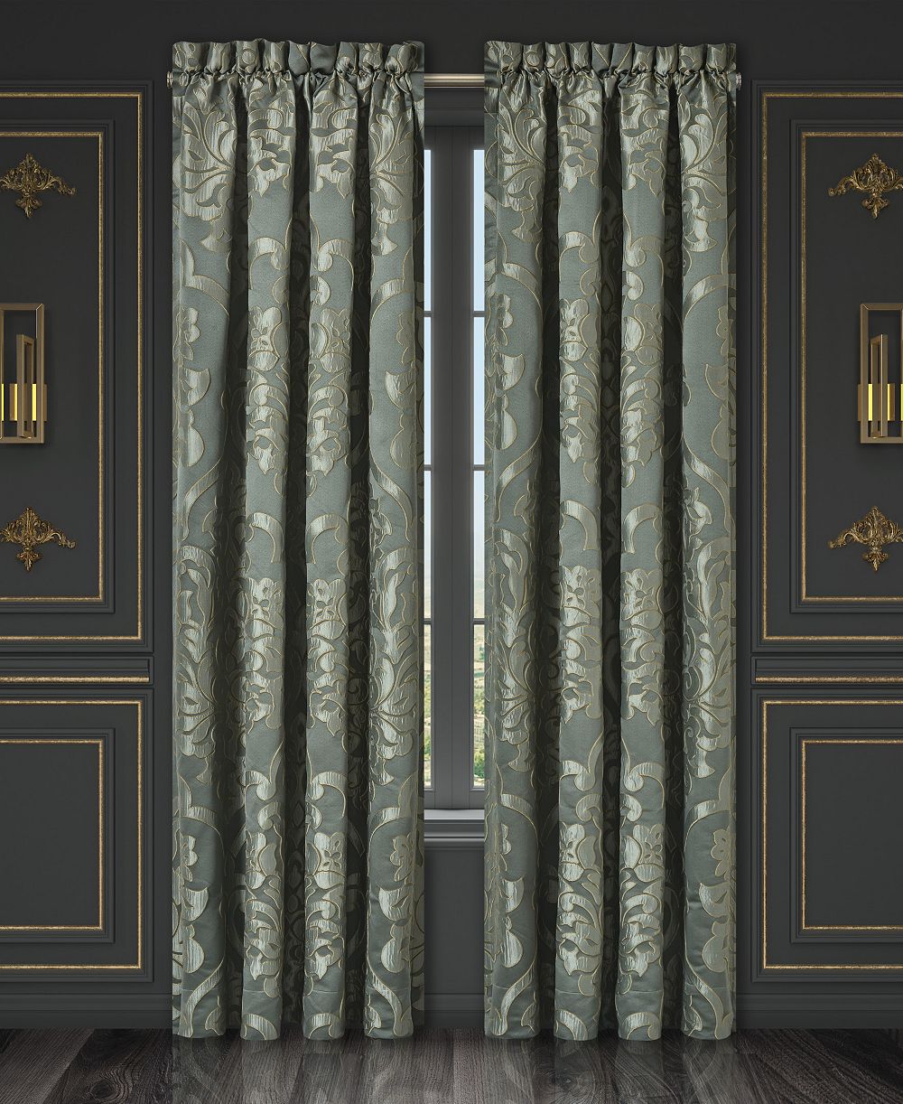 J Queen New York Santino Window Panel Pair, 50" x 95"