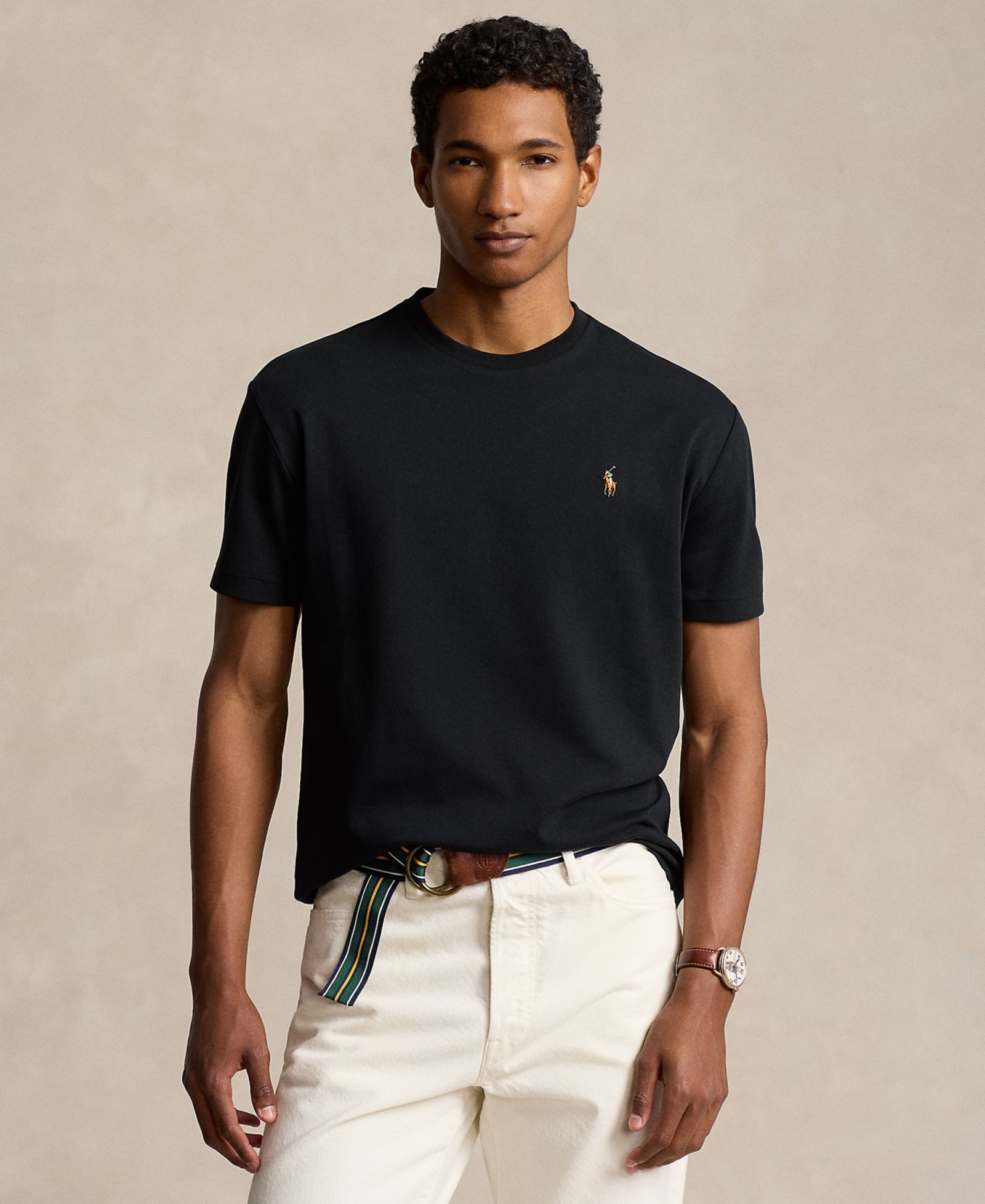 Polo Ralph Lauren Men's Custom Slim-Fit Soft Cotton T-Shirt