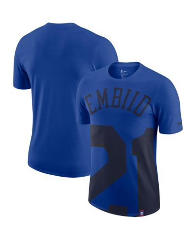 Nike Мужская оверсайз футболка с именем Joel Embiid и логотипом Philadelphia 76ers