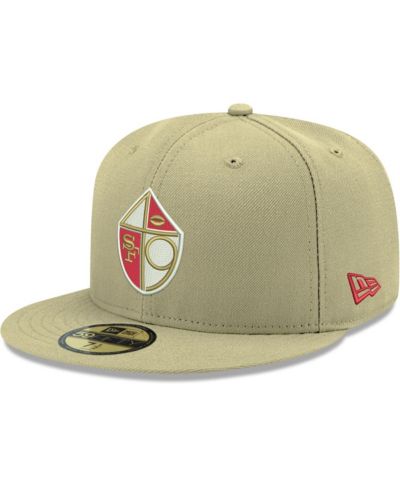 Мужская кепка New Era Gold San Francisco 49ers Omaha Throwback 59FIFTY Fitted