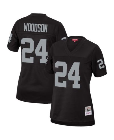 Women's Mitchell & Ness Charles Woodson Black Las Vegas Raiders Legacy Replica Team Jersey