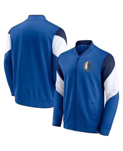 Мужская ветровка Fanatics Blue, Navy Dallas Mavericks League Best Performance Full-Zip