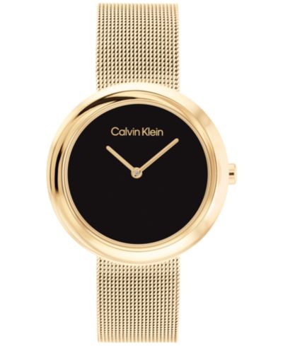 Часы Calvin Klein Mesh Gold-Tone 34mm