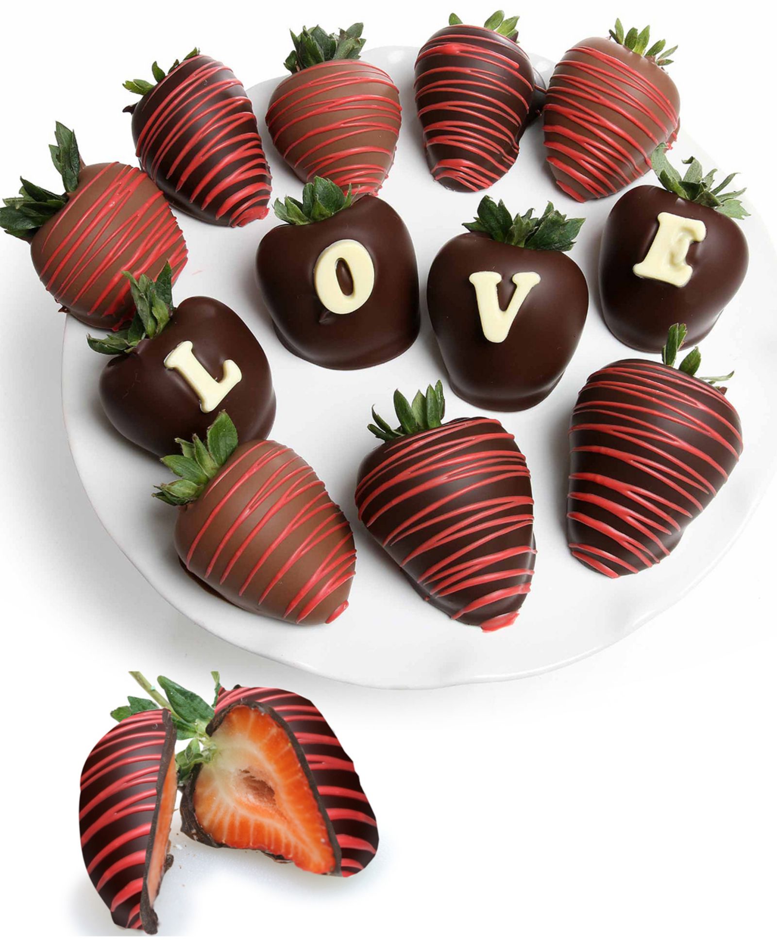 Chocolate Covered Company Love Berry Gram бельгийский шоколад, 12 шт