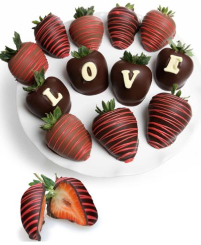 Chocolate Covered Company Love Berry Gram Belgian Chocolates, 12 Piece