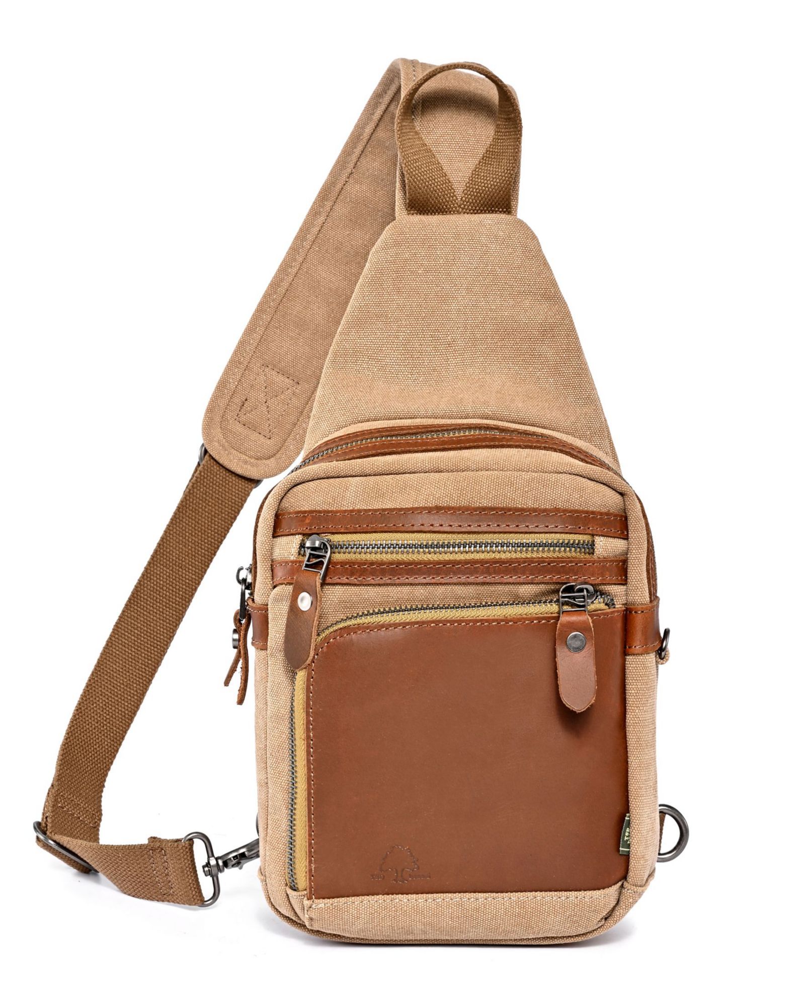TSD Brand Torreya Canvas Sling Bag