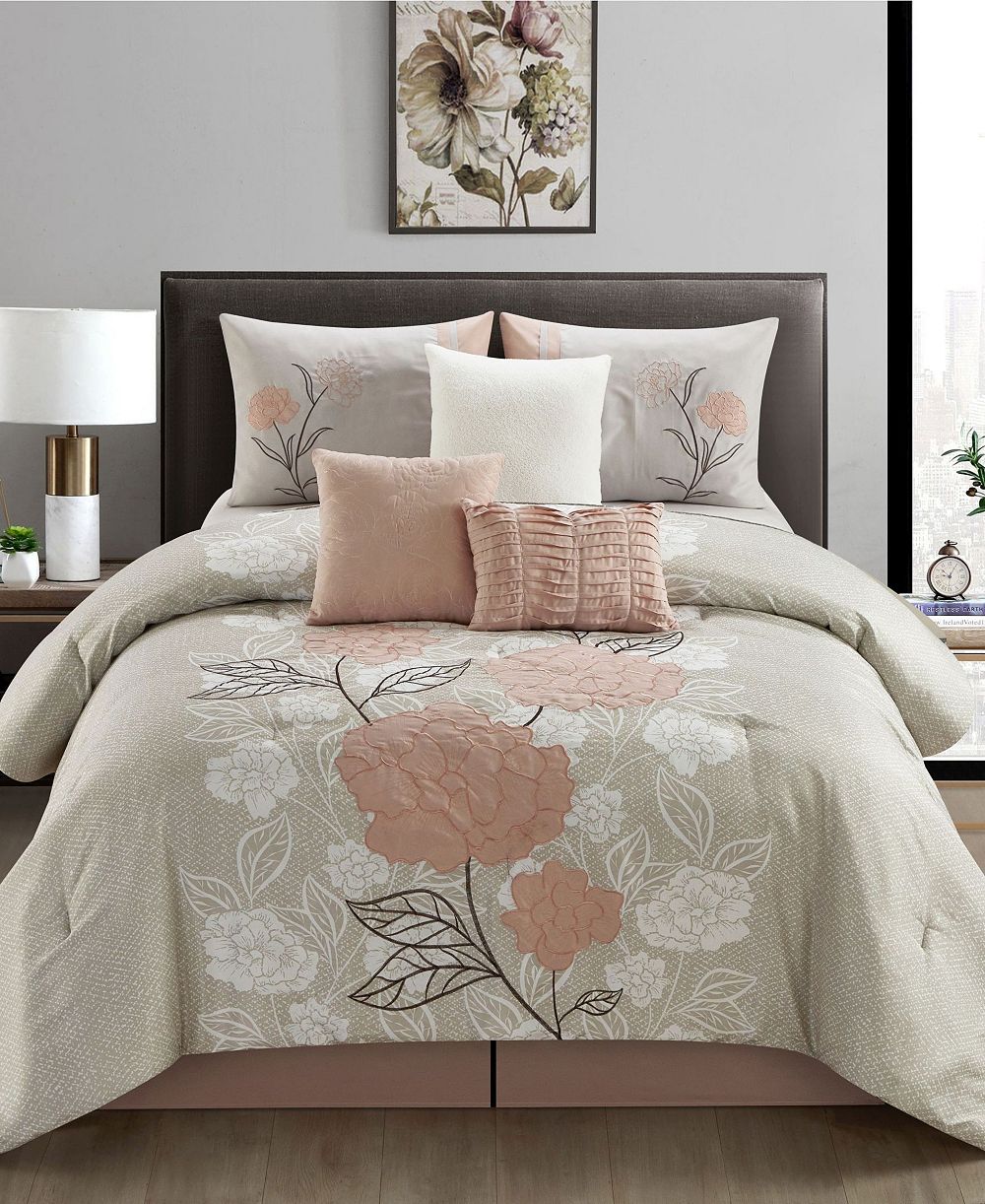 Stratford Park Cecilia 7-Piece Comforter Set, California King