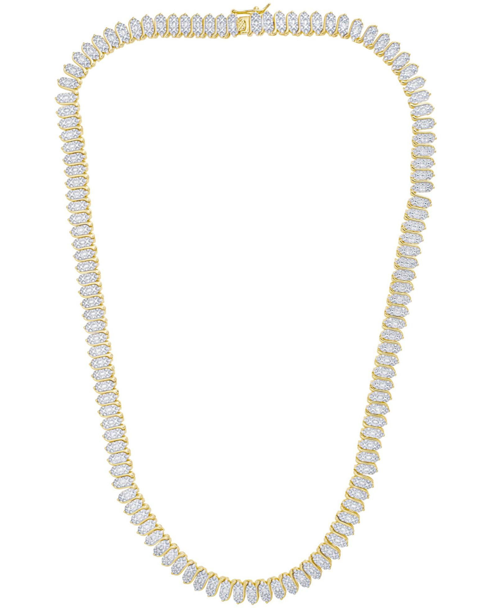 Macy's Women's Diamond Accent 'S' Link Necklace