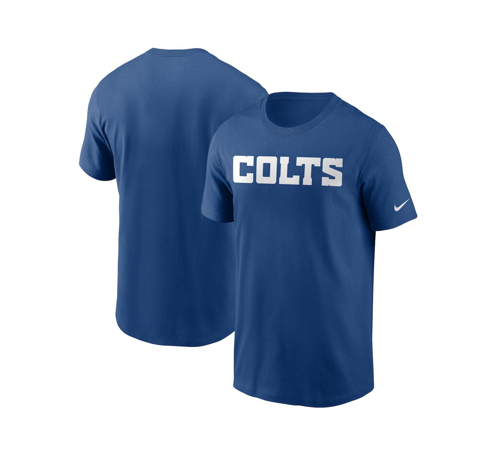 Men's Nike Royal Indianapolis Colts Team Wordmark T-shirt
