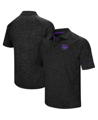 Мужская рубашка-поло Colosseum Black Kansas State Wildcats