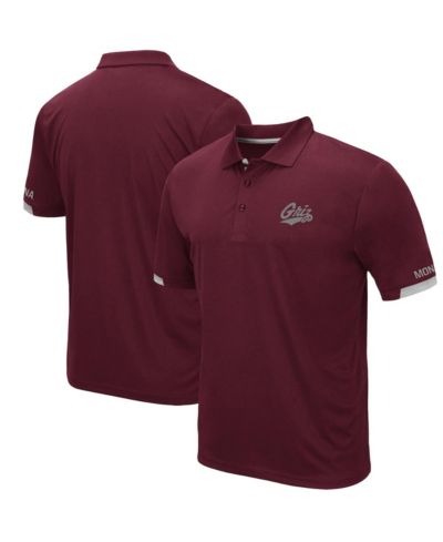 Мужская рубашка-поло Colosseum Maroon Montana Grizzlies Logo Santry