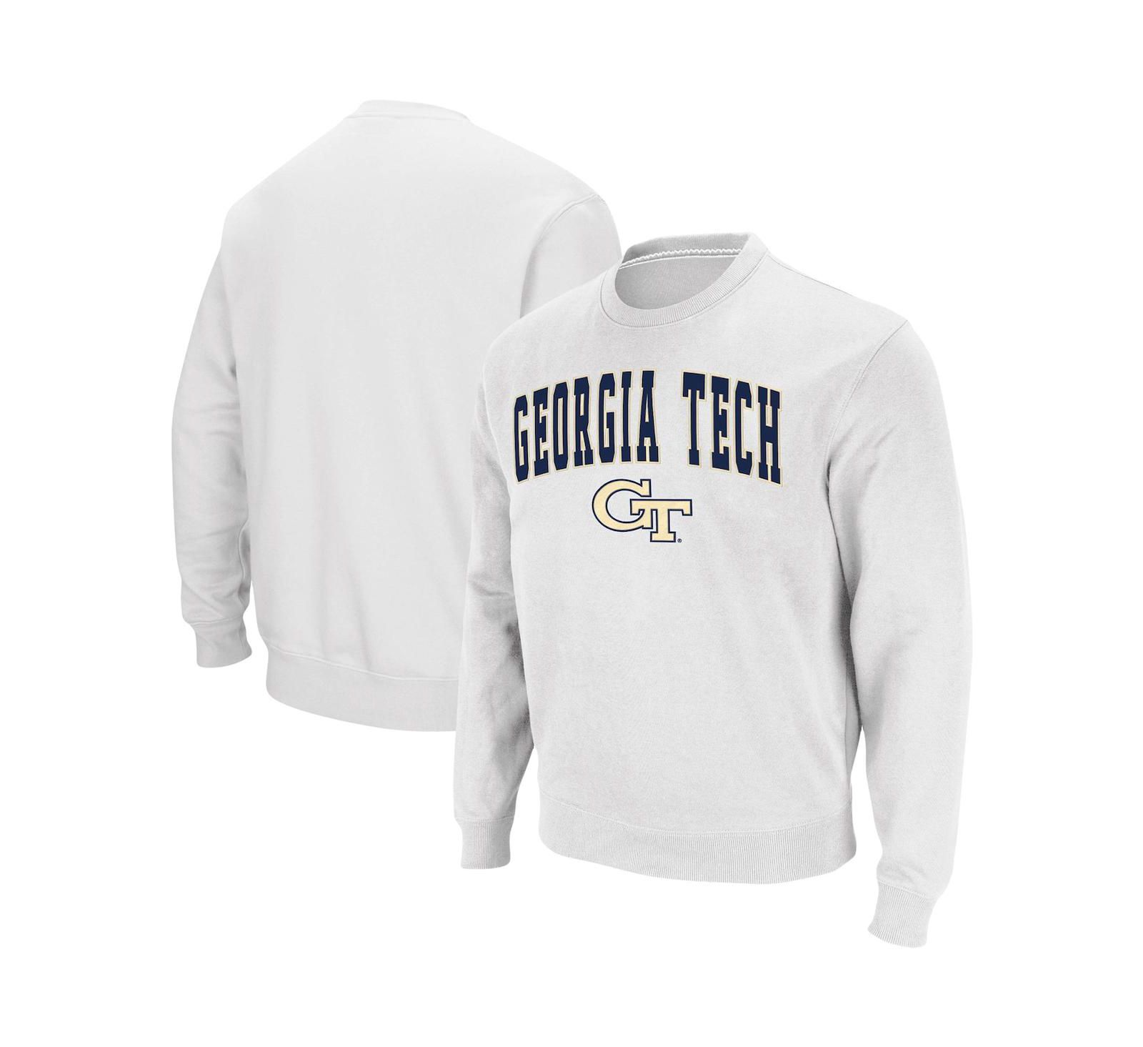 Colosseum мужской свитшот Georgia Tech Yellow Jackets Arch Logo