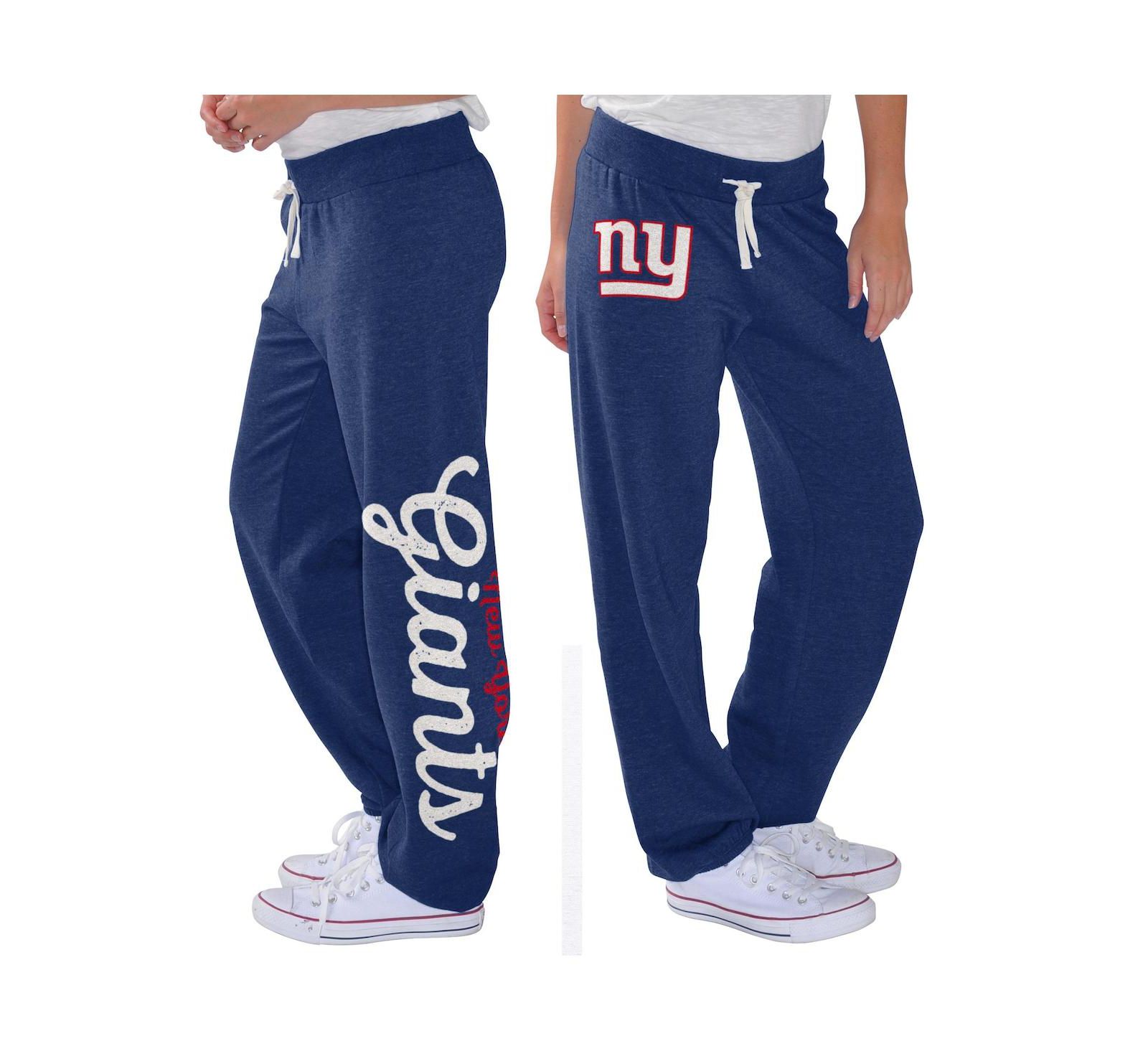 Women's G-III 4Her by Carl Banks Royal New York Giants Scrimmage Fleece Pants