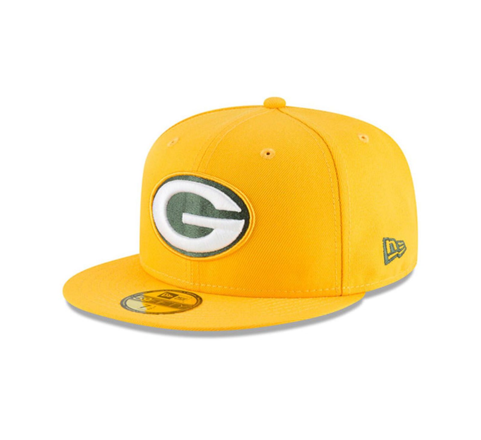 New Era Мужская золотая кепка Green Bay Packers Omaha 59Fifty