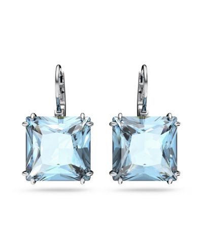 Серьги Swarovski Silver-Tone Millenia Square Cut Drop