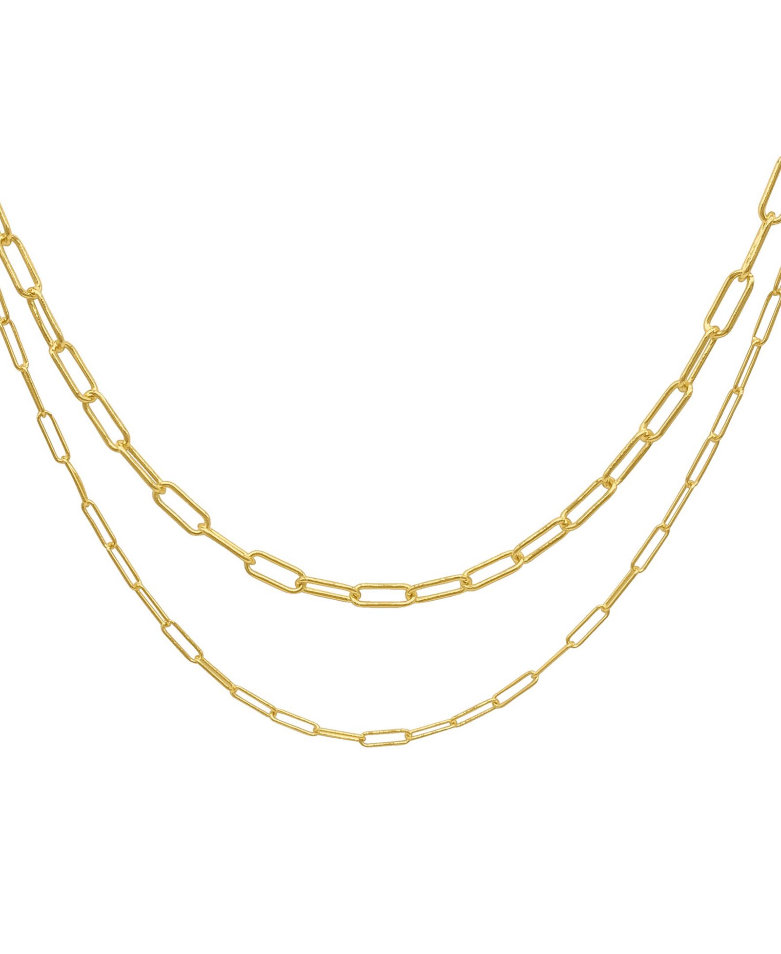 Набор цепочек ADORNIA Paper Clip Chain Set