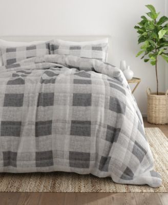 Комплект из 3 покрывал ienjoy Home Ultra Soft Gingham, Queen