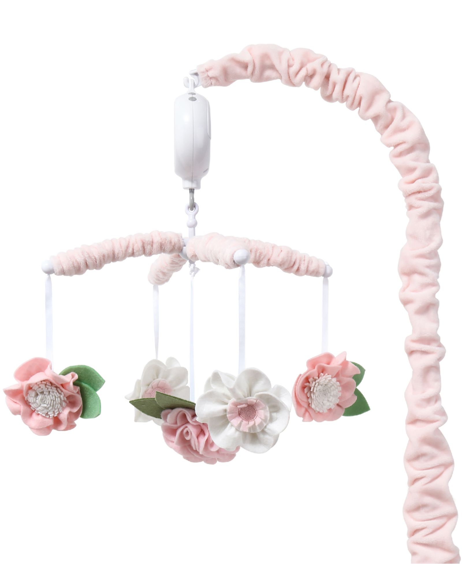 Музыкальная мобиль для детской кроватки The Peanutshell Pink Floral