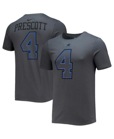 Мужская футболка Nike Dak Prescott Black Dallas Cowboys Player Name and Number