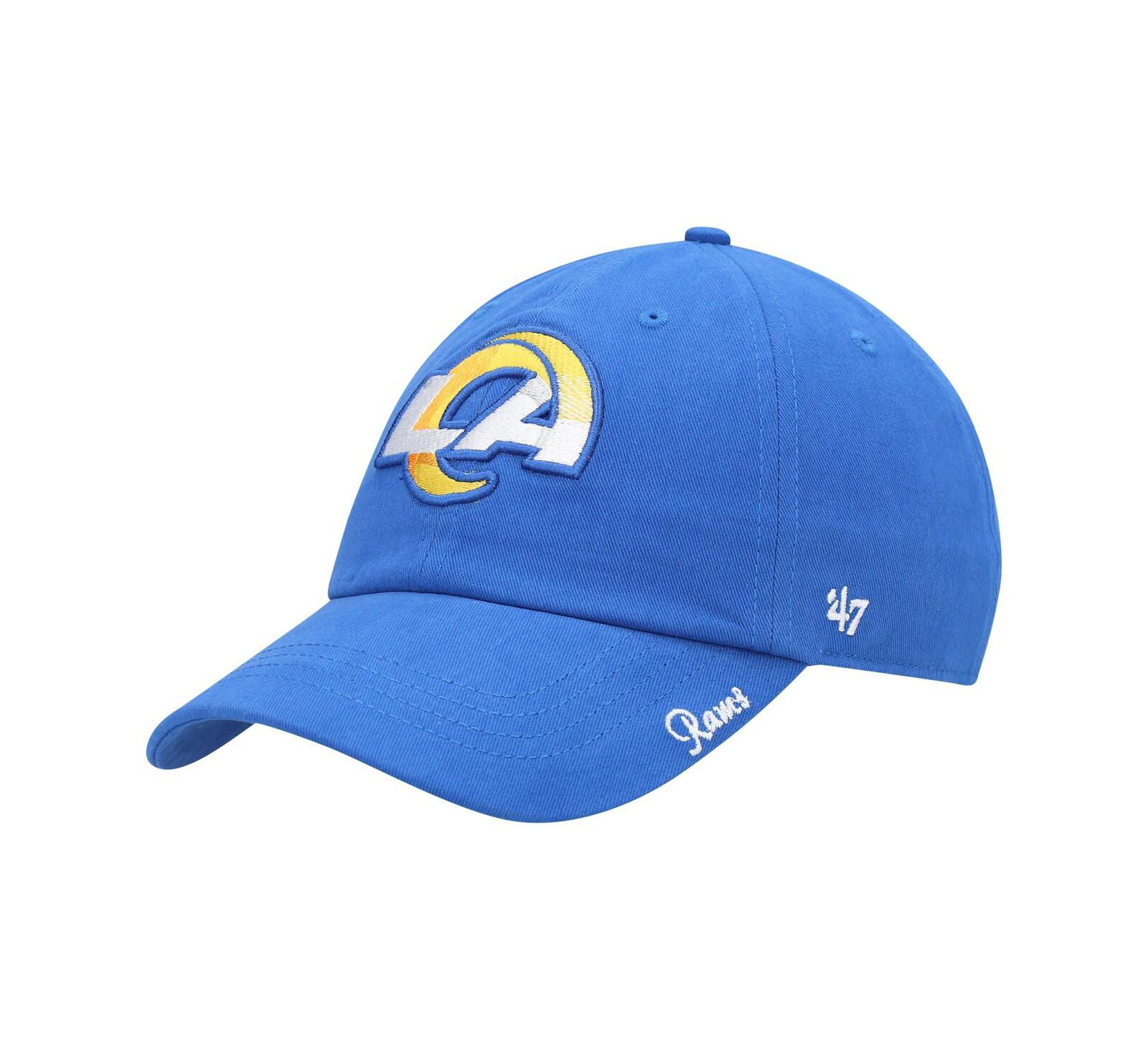 Женская кепка '47 Brand Los Angeles Rams Miata Clean Up регулируемая