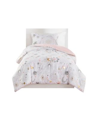 Intelligent Design Celia Starry Sky Metallic 4-Pc. Comforter Set, Full/Queen