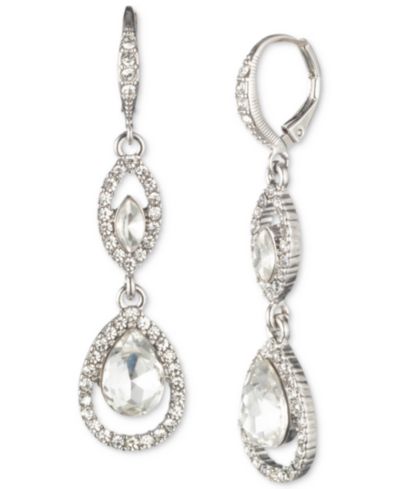Серьги-подвески Givenchy Pavé Crystal Orb