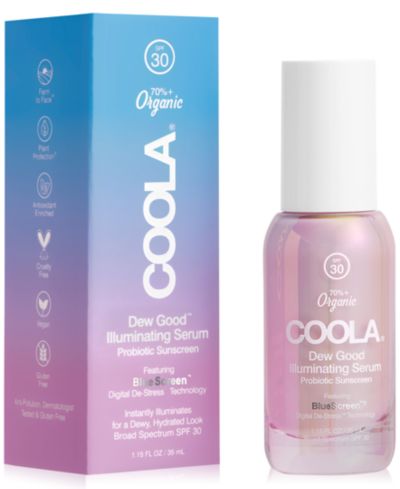 Увлажняющая сыворотка-солнцезащитный крем Coola Dew Good Illuminating SPF 30