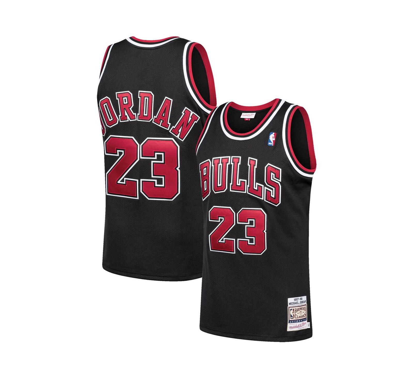 Мужская джерси Mitchell & Ness Michael Jordan Chicago Bulls 1997-98 Hardwood Classics Authentic Player