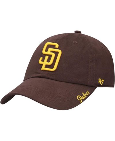 Женская кепка '47 Brown San Diego Padres Team Miata Clean Up Adjustable