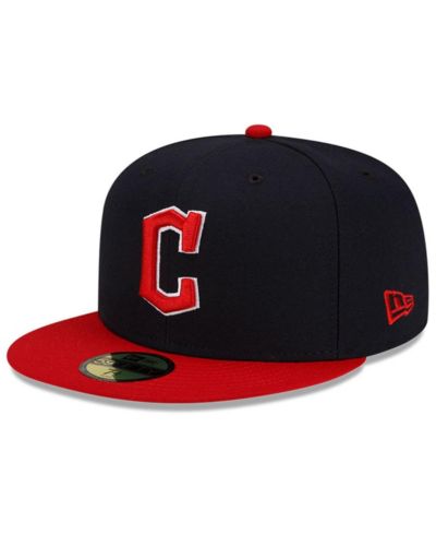 Мужская кепка New Era Cleveland Guardians Authentic Collection On-Field 59FIFTY Fitted Navy, Red
