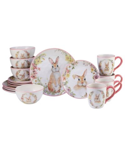 Набор столовой Certified International Easter Garden 16 Pc. Service for 4