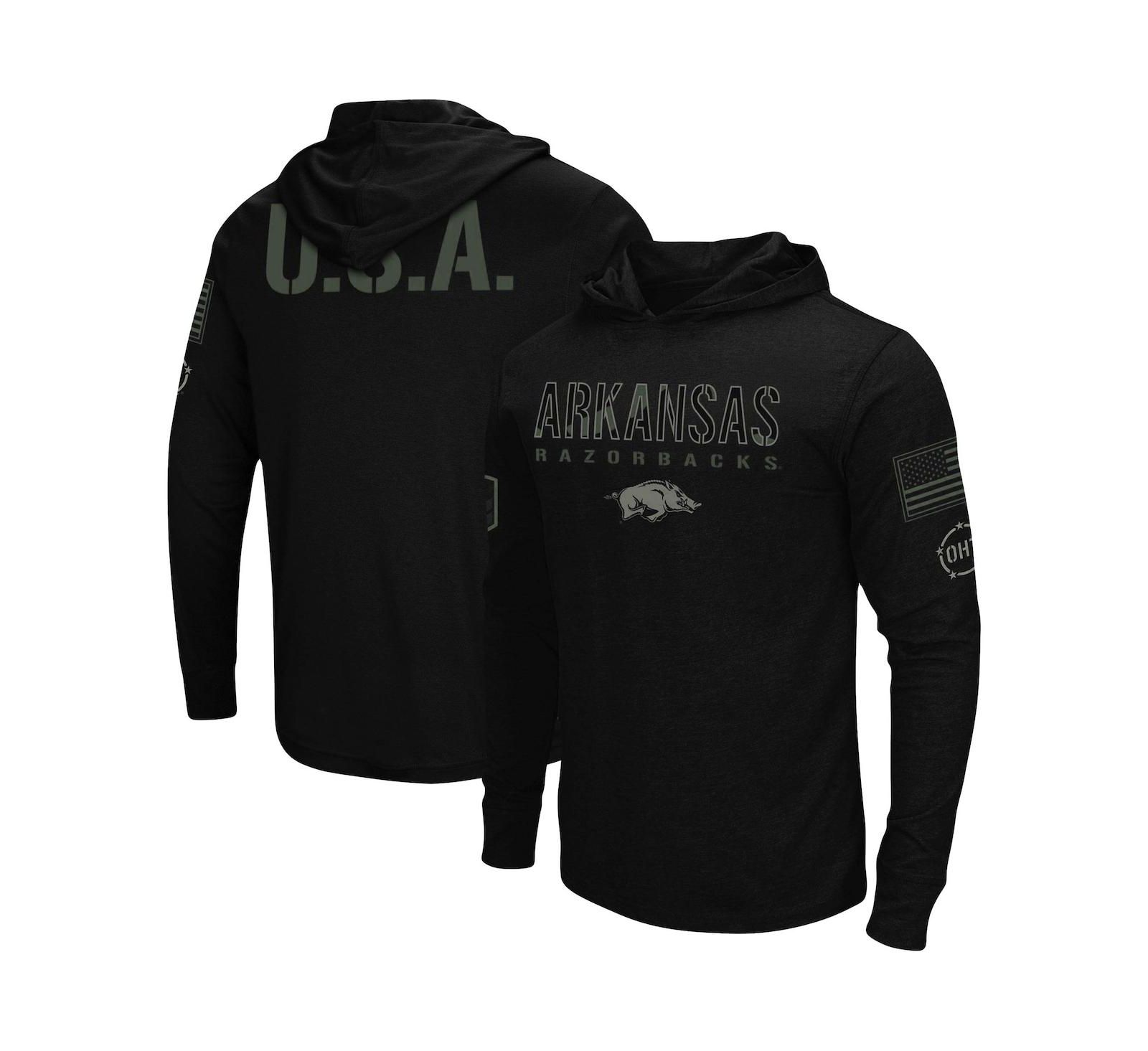 Мужское худи Colosseum Arkansas Razorbacks OHT Military-Inspired с длинным рукавом