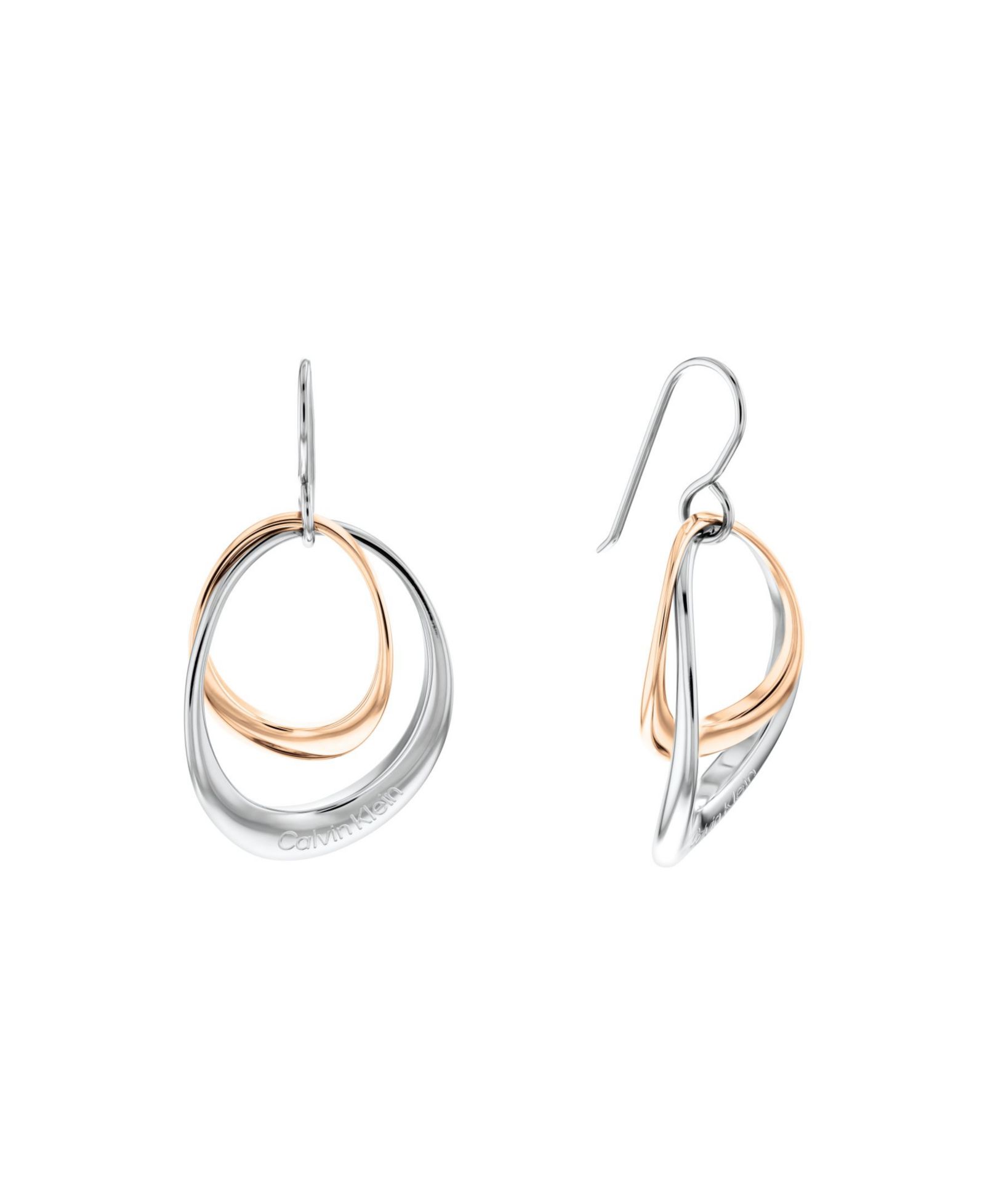 Calvin Klein Women's Two-Tone Stainless Steel Earrings