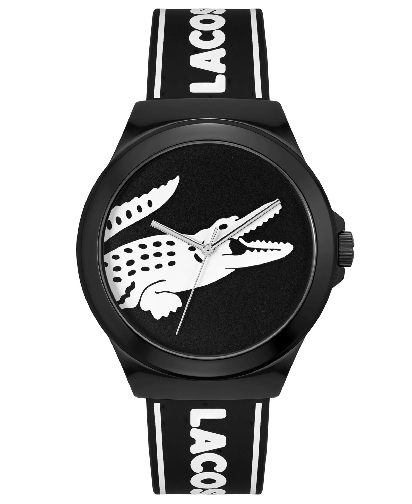 Lacoste Часы NeoCroc Black Silicone 43mm