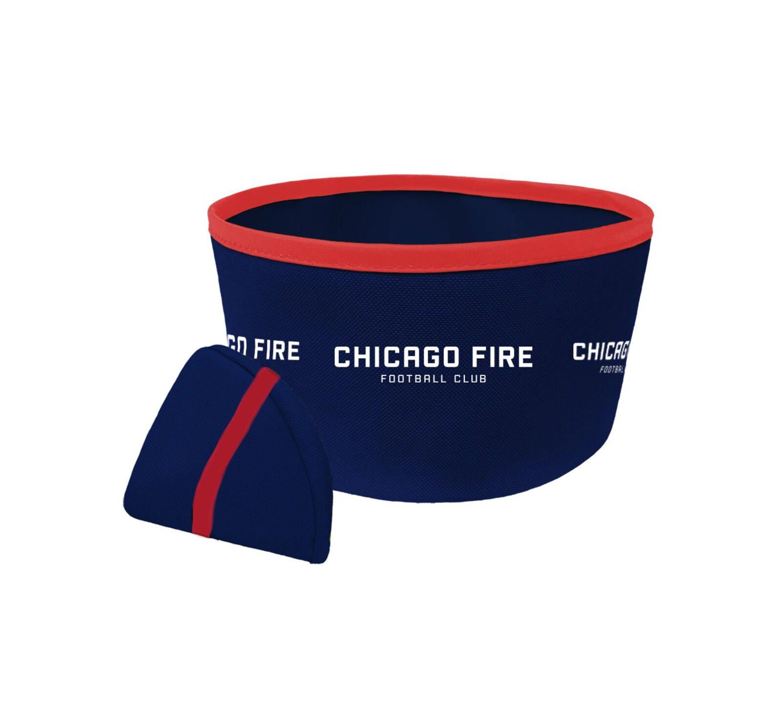 Складная дорожная миска для собак Chicago Fire