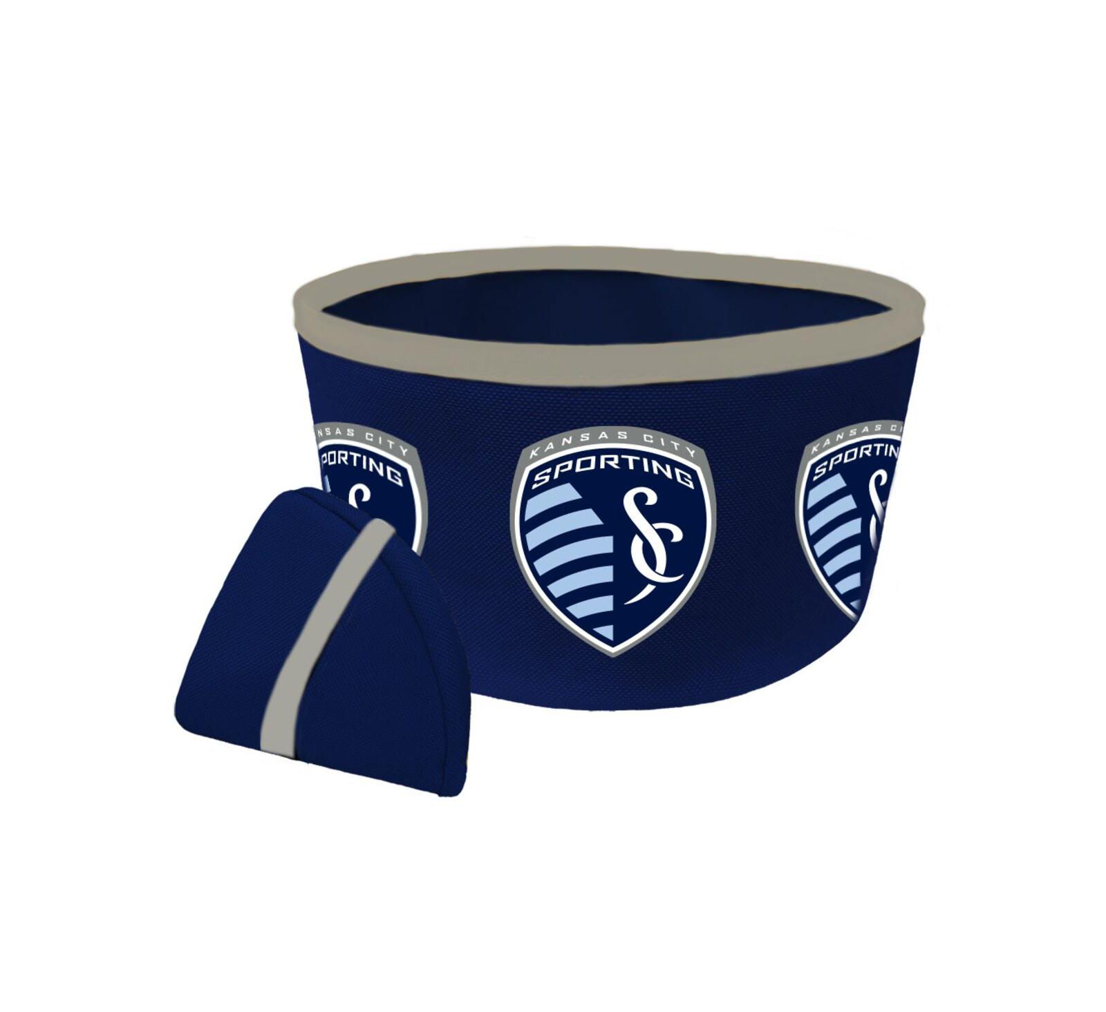 Sporting Kansas City Collapsible Travel Dog Bowl