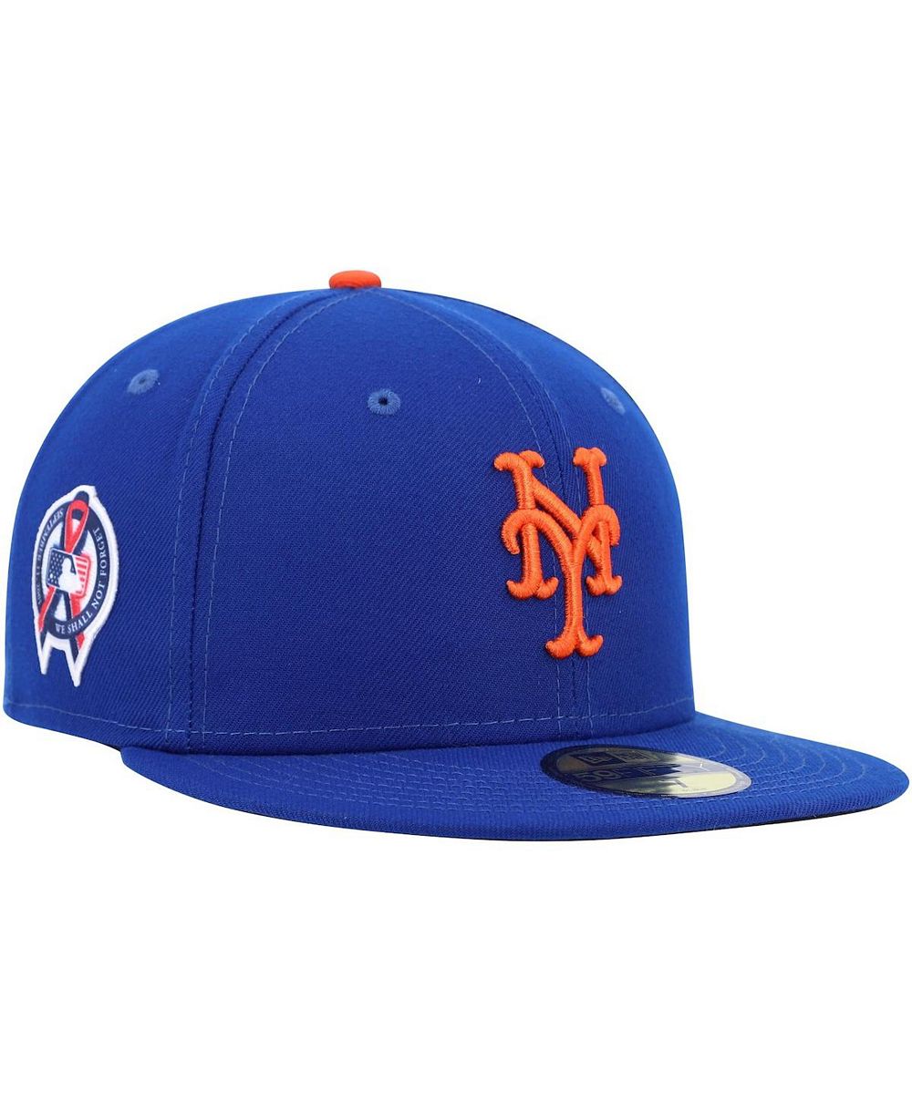 Мужская кепка New Era Royal New York Mets 9/11 Memorial Side Patch 59FIFTY Fitted