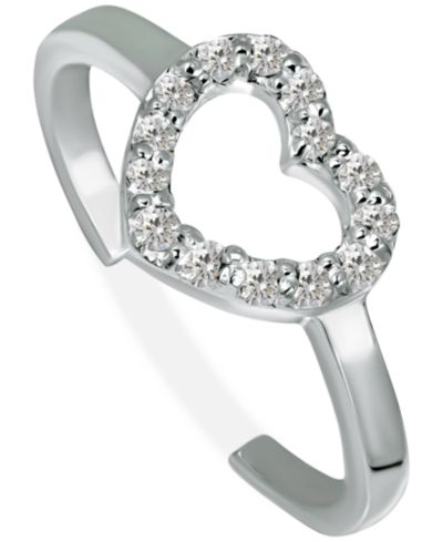 Кольцо на палец Giani Bernini Cubic Zirconia Heart