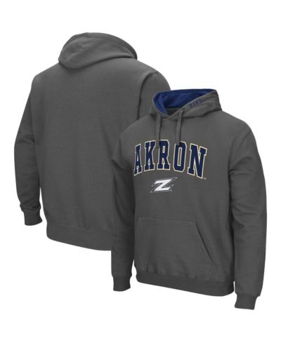 Мужской худи Colosseum Akron Zips Arch and Logo Pullover