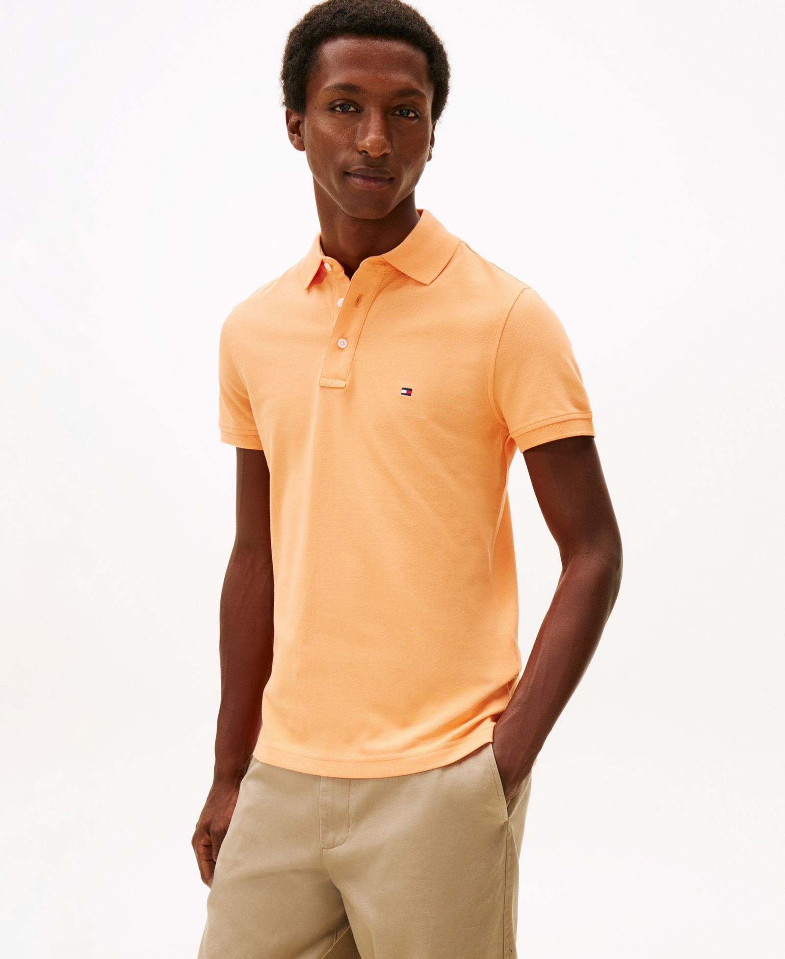 Tommy Hilfiger Men's Iconic 1985 Slim-Fit Polo Shirt