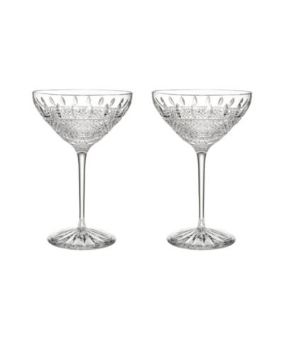 Mastercraft Irish 10 oz Lace Martini Glass, Set of 2
