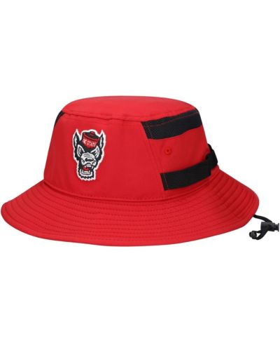 Men's adidas Red NC State Wolfpack 2021 Sideline AEROREADY Bucket Hat