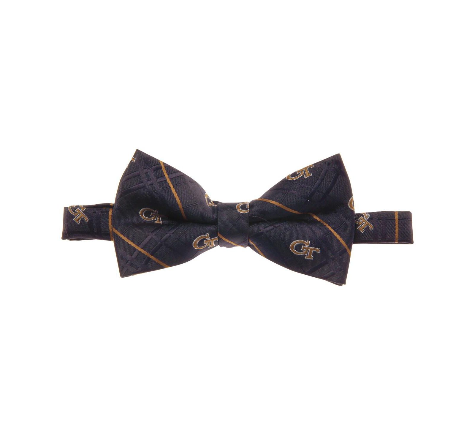 Men's Navy GA Tech Yellow Jackets Oxford Bow Tie