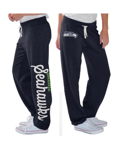 Women's G-III 4Her by Carl Banks College Navy Seattle Seahawks Scrimmage Fleece Pants