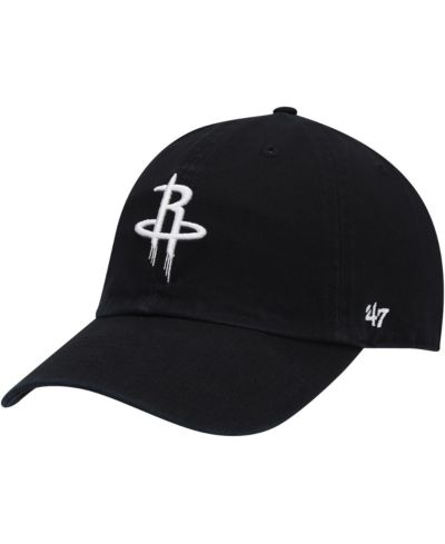 Мужская регулируемая кепка '47 Black Houston Rockets Team Clean Up