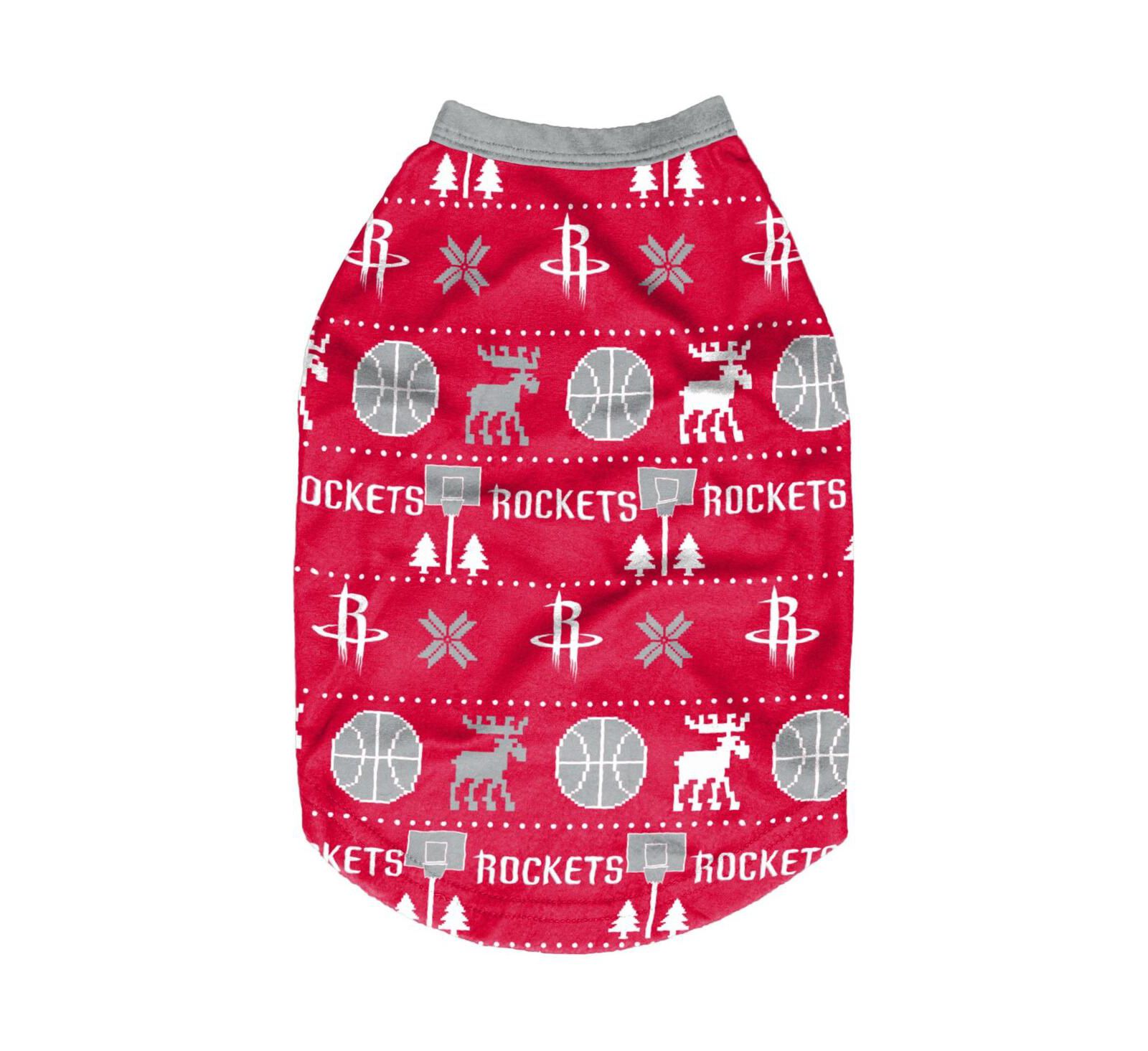 Свитер для собак FOCO с принтом Houston Rockets